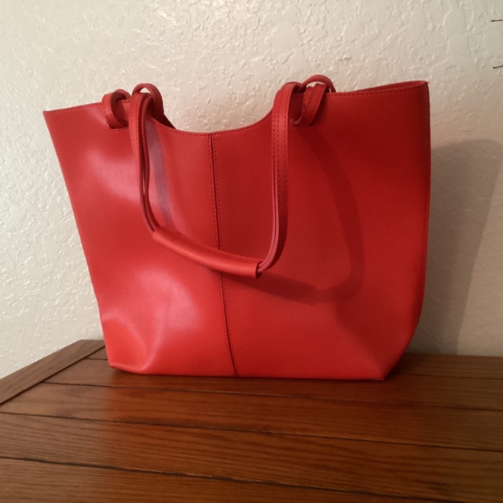 NiemanMarcus Tote Bag deep coral